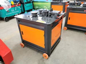 Dobladora de Barras de Acero Eléctrica Automática, Máquina de Doblado en Espiral de Barras de Acero, Marca <span class=keywords><strong>BDJD</strong></span>, Modelo GWH-32, Motor de 4.0KW, Velocidad de 20m/min, Nueva Condición - Product Image 3