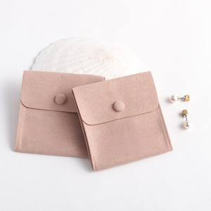 Bolsa de Regalo para Joyería de Microfibra con Logotipo Personalizado, para Aretes, Anillos y Collares, Sobre para Joyas - Product Image 2