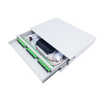 CO-NET ODF-RS24A 19 "rak ODF 24 port untuk SC Simplex serat optik Panel Patch (penggunaan FTTX)