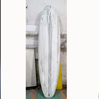 Planches de surf unisexes en placage de bambou de haute qualité avec logo personnalisable matériau en bois époxy en fibre de verre accessoire d'aileron de sports nautiques
