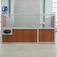 Portes battantes/coulissantes en métal galvanisé pour écurie de chevaux, design durable à faible entretien, tailles personnalisables, longue durée de vie
