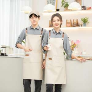 Tablier de charpentier imperméable en coton de haute qualité, écologique, pour la pâtisserie, le barbecue, l'utilisation en restaurant, taille personnalisable - Product Image 5