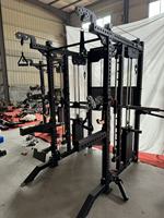 Bw Power Squat Rack Iron Dual Pulley Cable Crossover Functional Trainer Durable Commercial Gym Equipment Mutli Function Station