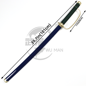Épées Ninja en bois japonais <span class=keywords><strong>Anime</strong></span> ONE PIECE Shanks Cosplay jouet épées <span class=keywords><strong>Katana</strong></span> <span class=keywords><strong>avec</strong></span> gaine - Product Image 2