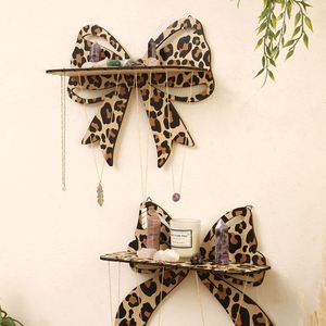 Support mural en bois sculpté en forme de léopard avec cristaux, idéal pour la décoration de chambre et de maison, avec gravure, parfait pour Noël - Vente en gros - Product Image 3