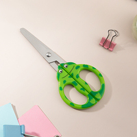 Ciseaux pour enfants en acier inoxydable de haute qualité, écologiques, avec poignées TPR, mini-ciseaux de coupe, pour l'école, les enfants, bricolage, couleur personnalisée