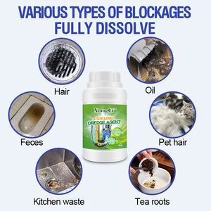 Detergente per Tubi Ecologico ad Alta Concentrazione 260g, Rimuovi-Intasamenti per Lavello e Scarichi, Deodorante per Fognature - Product Image 2