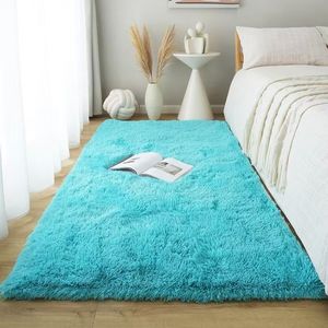 <span class=keywords><strong>Tappeto</strong></span> in Velluto <span class=keywords><strong>Lungo</strong></span> Tie-Dye Lavabile in Lavatrice, Antiscivolo e Soffice per Ufficio, Casa e Camera da Letto - Product Image 6
