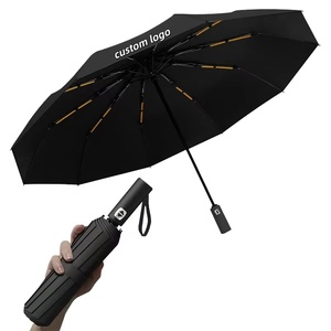 Parapluie pliant grand format <span class=keywords><strong>anti</strong></span>-UV, résistant aux intempéries, avec logo personnalisé, 12 baleines, coupe-<span class=keywords><strong>vent</strong></span>, automatique - Product Image 1
