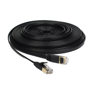 Cable Ethernet plano SFTP CAT6A con CCA, 10Gbps listo y compatible con EMC para aviación, señalización ferroviaria y laboratorios de alta frecuencia - Product Image 3