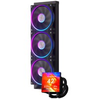 Refroidisseur d'eau pour CPU C360-D avec écran d'affichage, refroidisseur de processeur liquide, système de refroidissement pour jeux, refroidisseur d'eau pour CPU, refroidissement liquide du processeur