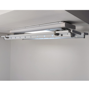 Séchoir à linge motorisé pliable intelligent à LED avec télécommande, réglable et chauffant, pour salle de bain et balcon - Product Image 4