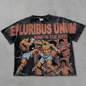 <span class=keywords><strong>T</strong></span>-Shirt <span class=keywords><strong>da</strong></span> Uomo Personalizzata di Alta Qualità 100% Cotone con Grafica Y2K Oversize Streetwear Design Vintage - Product Image 2