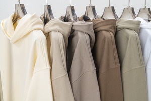 Set due pezzi di <span class=keywords><strong>felpe</strong></span> e pantaloni sportivi in cotone 100% dei pesi massimi <span class=keywords><strong>con</strong></span> <span class=keywords><strong>cappuccio</strong></span> e pantaloni sportivi stile Streetwear - Product Image 4