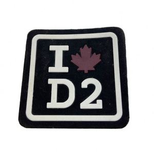 Bouton de traction en caoutchouc 3D personnalisé pour sac à dos souple et chapeau, étiquette en silicone gaufrée du fabricant - Product Image 3