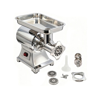 Machine à hacher la viande en acier inoxydable <span class=keywords><strong>AL</strong></span>-8, hachoir à viande commercial avec kit de remplissage de saucisses - Product Image 6