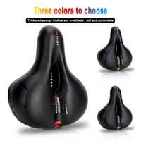 ZOYOSPORTS Selle de Vélo Confortable en Cuir PU à Mémoire de Forme avec Double Amortisseur en Caoutchouc