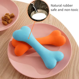 Juguetes Masticables de Silicona Ecológicos y No Tóxicos para la Limpieza de Dientes de Perros, Diseño de Hueso de Dibujos Animados, Entrenamiento Interactivo, Venta al Por Mayor - Product Image 3
