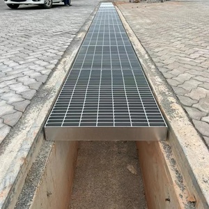 <span class=keywords><strong>Grille</strong></span> de drainage en acier galvanisé à chaud <span class=keywords><strong>pour</strong></span> routes municipales thaïlandaises, fabricant de grilles de couverture de caniveaux - Product Image 2