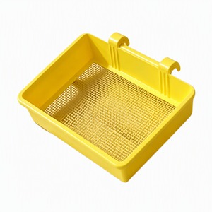 Tamis à litière pour chat à suspendre, filtre litière propre et la ramasse dans la litière pour un nettoyage quotidien - S-7972 - Product Image 4