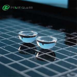 FELIX Lentille sphérique en verre de haute précision 40/20 K9, saphir, rubis, 0,5 mm, 1 mm, 6 mm, 10 mm, lentille demi-sphère en verre transparent - Product Image 3