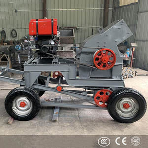 Trituradora de Martillos Móvil Pequeña de Diésel con Rodamientos, Capacidad de 8-15 t/h, Marca CFTC, Máquina Portátil para Procesamiento de Carbón en Minería - Product Image 5