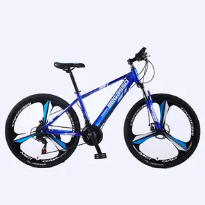 Bicicleta de aço carbono para mountain bike, venda de bicicleta de 26 polegadas ou 27 velocidades, suspensão completa, para adultos