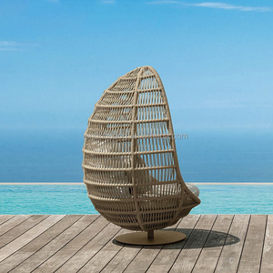 Sillón Colgante de Metal para <span class=keywords><strong>Terraza</strong></span>, Juego de Muebles de Jardín de Ratán, Silla Columpio, Hamaca para Piscina, Sofá Lounge para Patio Exterior - Product Image 1