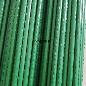 Piquets de jardin en métal recouverts de plastique vert pour soutenir les arbustes, les légumes et les plantes grimpantes - Product Image 2