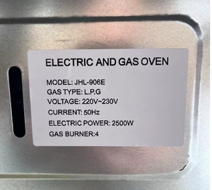 Hộ gia đình đa chức năng thẳng đứng lò 95L 4 gas <span class=keywords><strong>2</strong></span> điện <span class=keywords><strong>Burner</strong></span> lò thông minh Bếp gas vành đai lò - Product Image 5