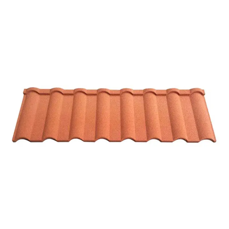 American bond UV resistant metal roof tile stone coated roofing tiles roof