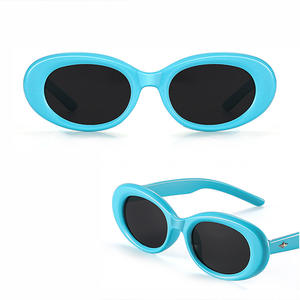 Lunettes de soleil pour enfants de style coréen 3034, bleu paon, rose goyave, verres TAC UV400, unisexe, protection solaire extérieure - Product Image 2