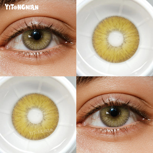 YITONGNIAN Fournisseur en gros <span class=keywords><strong>de</strong></span> <span class=keywords><strong>lentilles</strong></span> <span class=keywords><strong>de</strong></span> <span class=keywords><strong>contact</strong></span> vertes et brunes OEM <span class=keywords><strong>de</strong></span> Corée du Sud. Modèle annuel à la mode 14,5 mm - Product Image 3