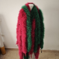 Boas en plumes de dindon Marbou moelleuses de 50g, grandes plumes pour la danse, les mariages, les coiffes, les robes, la décoration - Vente en gros fabricant
