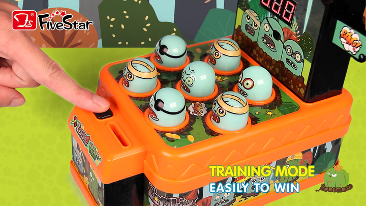 Juego De Martillear Topos Con Forma De Pulpo – Interactivo, Dos Modos, Con Luces Y Sonidos, Para Niños Preescolares