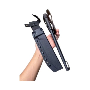 มีดต่อสู้ FG แบบปรับแต่งได้ คุณภาพสูง ผลิตจากเหล็กกล้าไร้สนิม ใบมีดแบบ Fixed Blade ปลายแหลม ขอบตรง พร้อมปลอกมีด ด้ามจับ G10 เกรด DIY สำหรับ OEM - Product Image 5