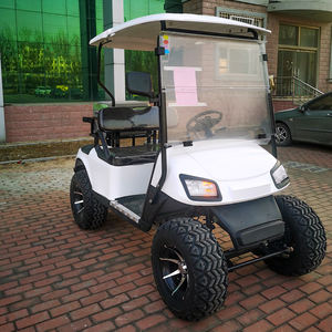 Barato Mini 2 pasajeros usado alto rendimiento señal Seater Custom Road Legal vehículo eléctrico Club coche carros de Golf - Product Image 6