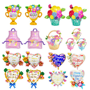 Nuevo Globo Grande <span class=keywords><strong>de</strong></span> Aluminio para el Día <span class=keywords><strong>de</strong></span> la Madre, Diseño <span class=keywords><strong>de</strong></span> Guirnalda con Corazón, Decoración Festiva para Mamá, Suministros al por <span class=keywords><strong>Mayor</strong></span> - Product Image 2