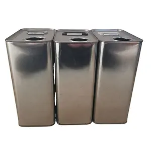 Promotional 1 Gallon F Style Tin Can With Spout For Motor Oil Lubricant Latex Paint Petrol Samples China Factory