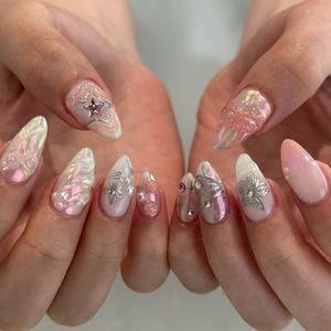 3D Acrylique <span class=keywords><strong>Faux</strong></span> <span class=keywords><strong>Ongles</strong></span> Haute Qualité Fleur De Luxe INS Style En Gros <span class=keywords><strong>Faux</strong></span> <span class=keywords><strong>Ongles</strong></span> Artificiels <span class=keywords><strong>Avec</strong></span> De La <span class=keywords><strong>Colle</strong></span> - Product Image 4