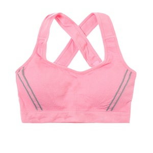 Custom Padded Seamless High Impact Support Gym Workout Fitness Activewear <b>Racerback</b> Yoga Sports <b>Bra</b> - Product Image 1