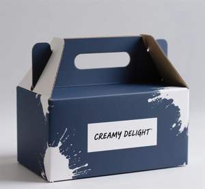 للبيع بالجملة صناديق ورقية محمولة متوسطة اللون مخصصة للمشروبات من بينو لتسلب الحليب تغليف رخيص من الشركات المصنعة الصينية للحليب - Product Image 4