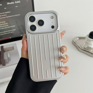 Funda de Teléfono 2 en 1 Personalizable con Logotipo, de Aleación de Aluminio, para iPhone 17/16/15/14 y 600 Modelos, Fundas Traseras Modernas para Teléfono - Product Image 2