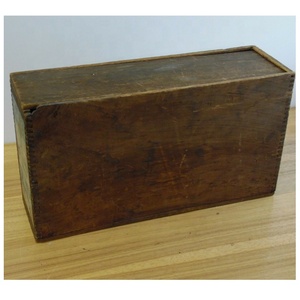 Di Legno d'epoca di yale porta più vicino Cassa della cassa della Scatola <span class=keywords><strong>country</strong></span> decor industriale 16x5x9 - Product Image 4