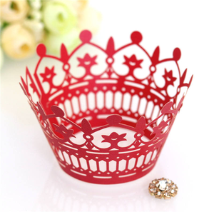 กล่องกระดาษรองคัพเค้กแบบตัดด้วยเลเซอร์สำหรับงานแต่งงาน กล่องมัฟฟิน คุกกี้ เค้ก ขนมปัง สำหรับตกแต่งงานปาร์ตี้ - Product Image 5