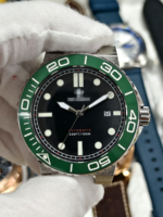 Montre de luxe pour homme 40 mm, acier inoxydable 316L, verre saphir, étanche 10 ATM, mouvement automatique Miyota, logo personnalisé OEM