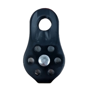 Polea de aluminio para uso con cuerdas textiles estáticas y dinámicas, certificado ce, polea de rescate pequeña fija - Product Image 6