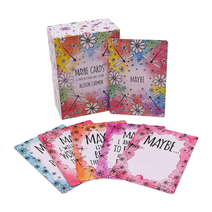 Tarjetas de Afirmación Impresas al por Mayor de Fábrica, Baraja de <span class=keywords><strong>Tarot</strong></span> Personalizada con LOGO, Bordes Dorados, Papel de Juego, con Guía - Product Image 5