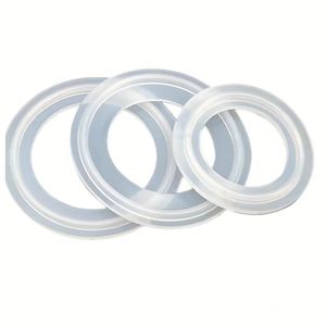 Joint d'étanchéité sanitaire en silicone de qualité alimentaire sur mesure pour raccord Tri-Clamp - Product Image 1