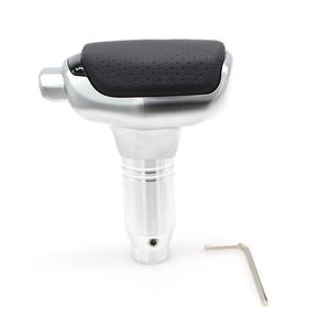 Poignée de levier de vitesses en cuir pour Honda Civic 8ème génération, transmission automatique, accessoire intérieur ergonomique - Product Image 2